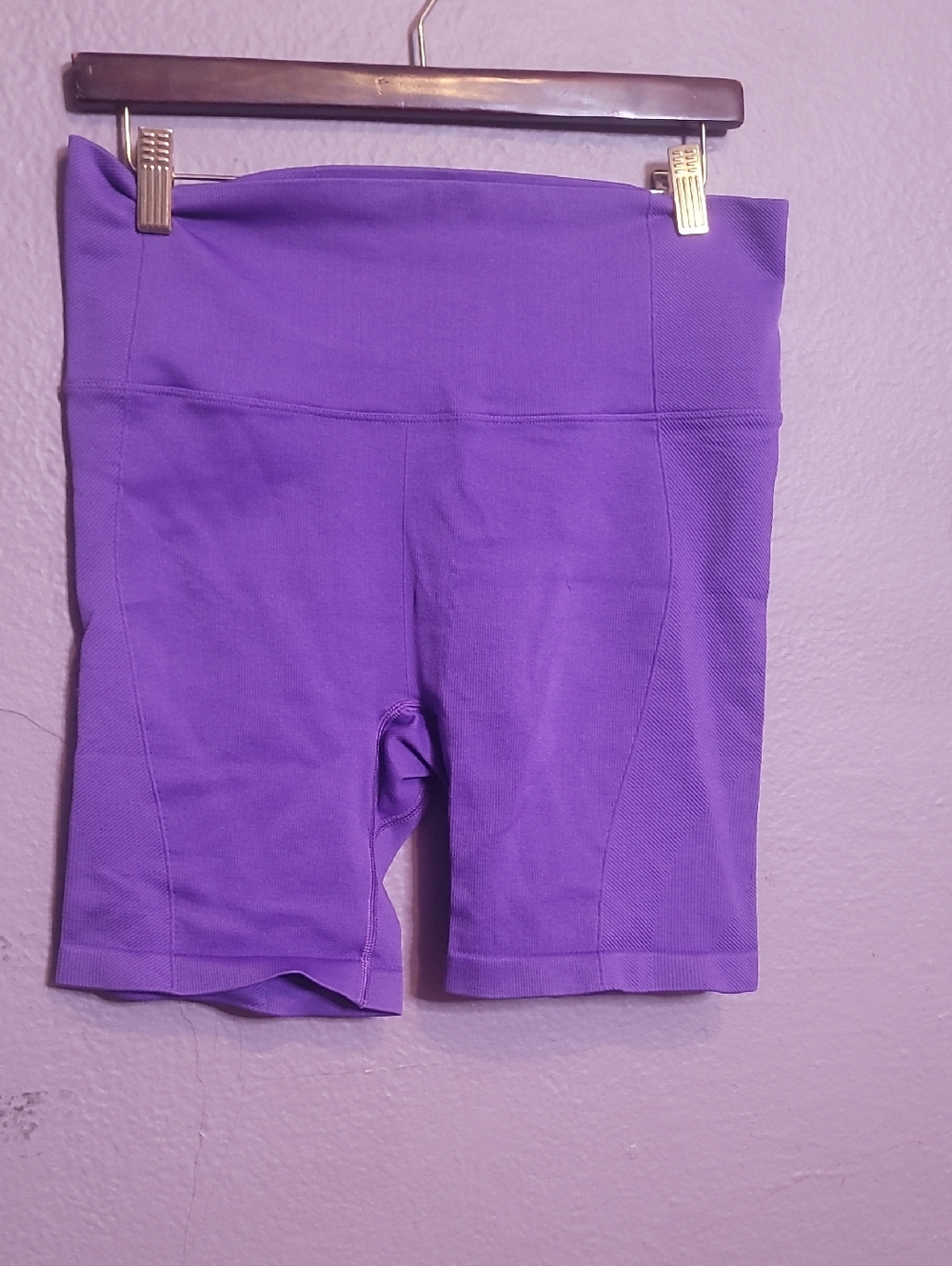all in motion Purple High-Rise Bike Shorts
